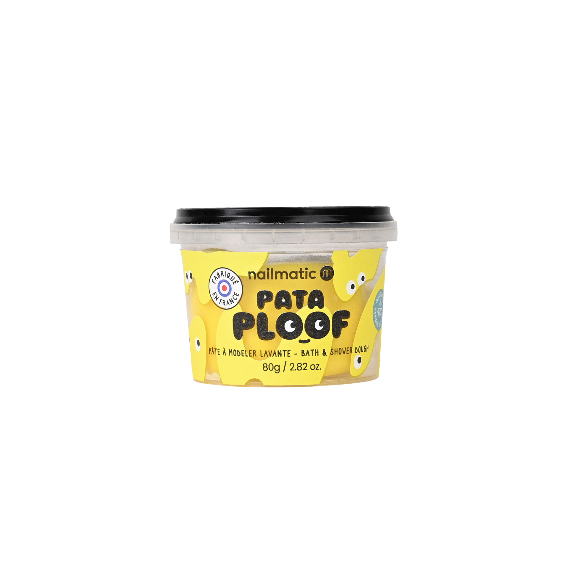 Pâte à modeler pour le bain jaune Pataploof packaging