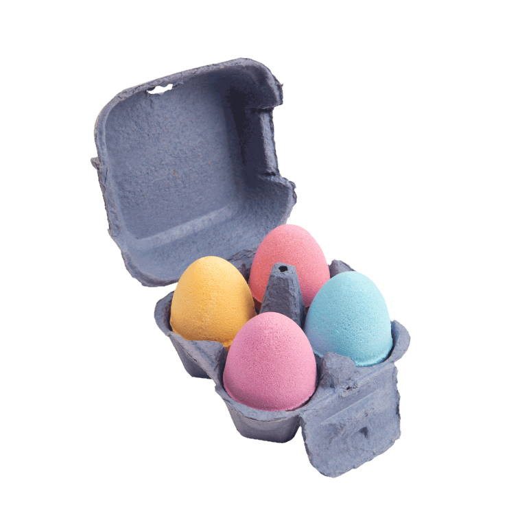 4 colored bath bombs kids - Cluck Cluck 🐔
