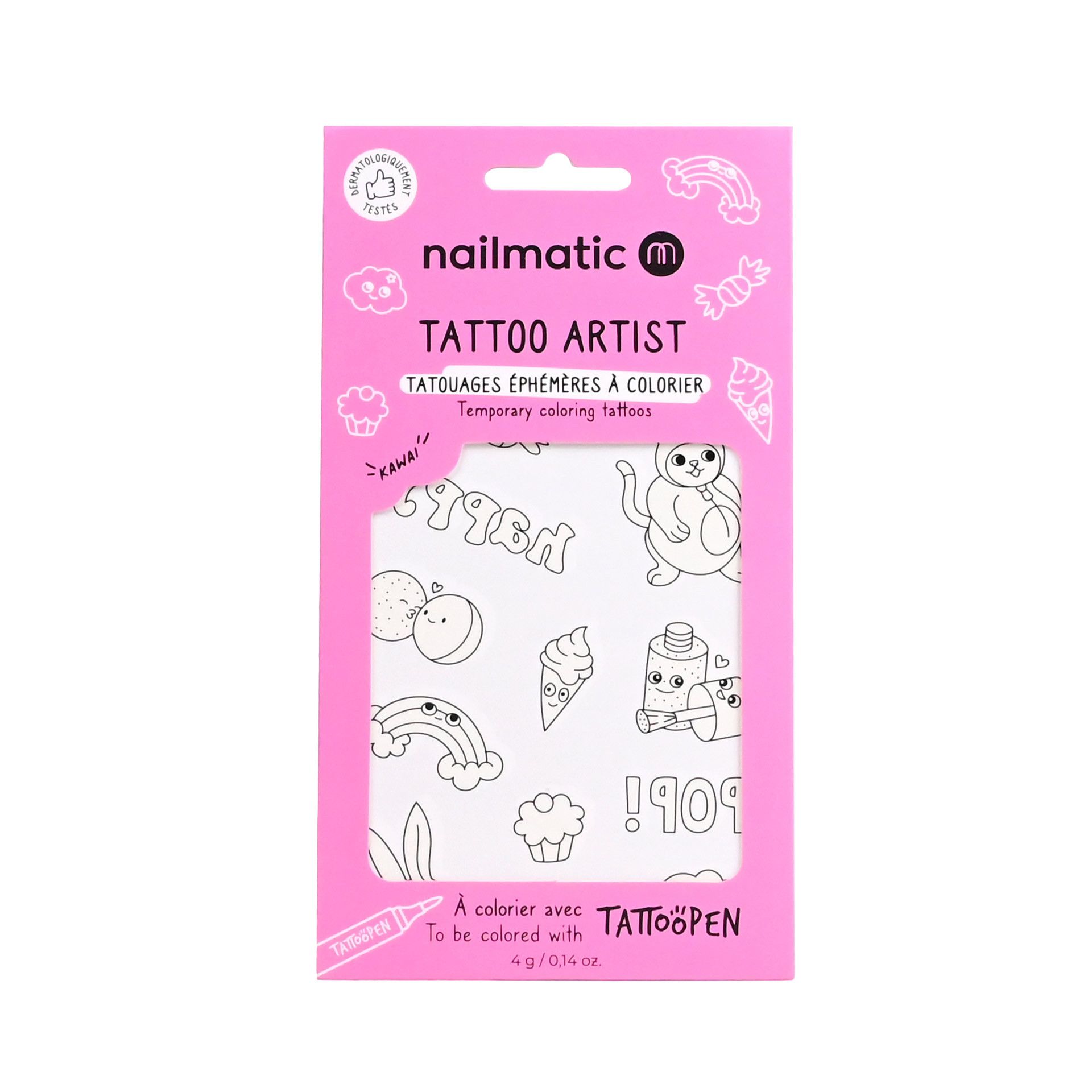 Watercolor Brushstroke Temporary Tattoo Stickers Color Tattoo Pink Blue  Brush - Shop LAZY DUO TATTOO Temporary Tattoos - Pinkoi